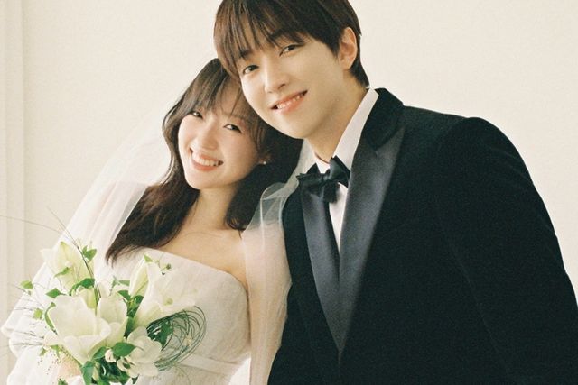 결혼하는 배우 차경은(왼쪽)·이유진