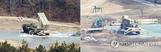 해체 작업 진행되는 사드 기지의 방공무기 발사대