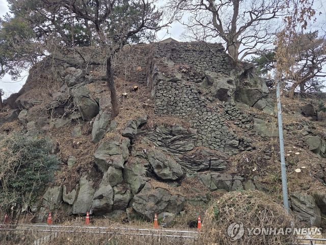 새롭게 발견된 제주성 원형 일부