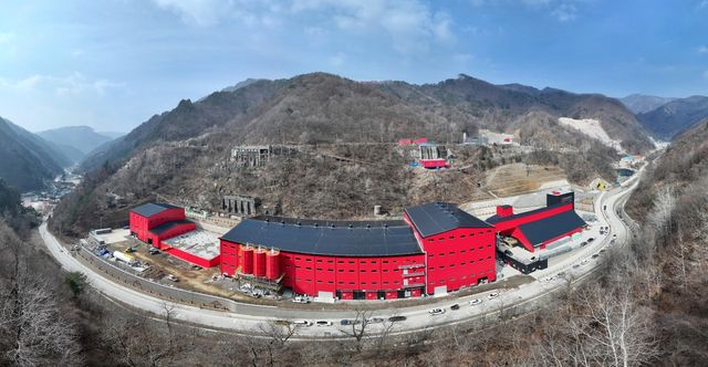 영월 상동광산 선광장