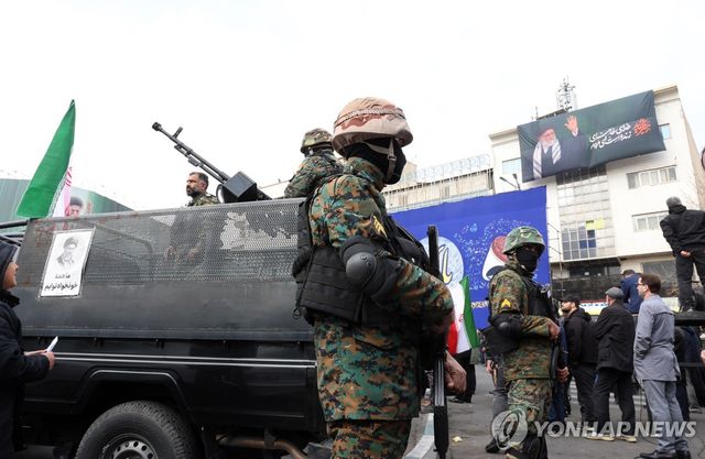 테헤란의 이슬람혁명수비대