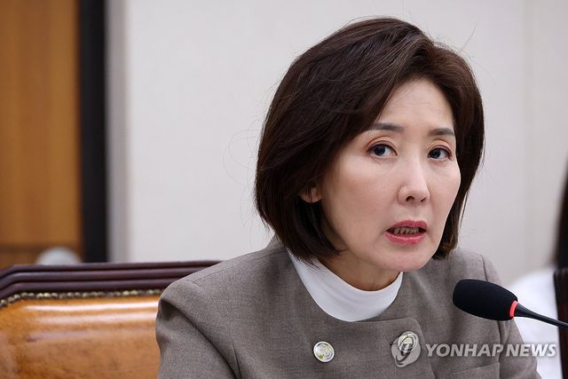 의사진행 발언하는 나경원 의원