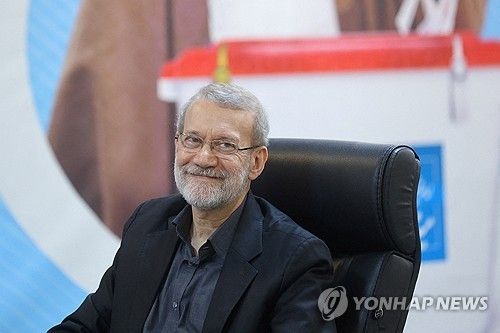 이란 최고지도자 고문 겸 최고국가안보회의 사무총장인 알리 라리자니 [로이터 연합뉴스 자료사진 재판매 및 DB 금지]