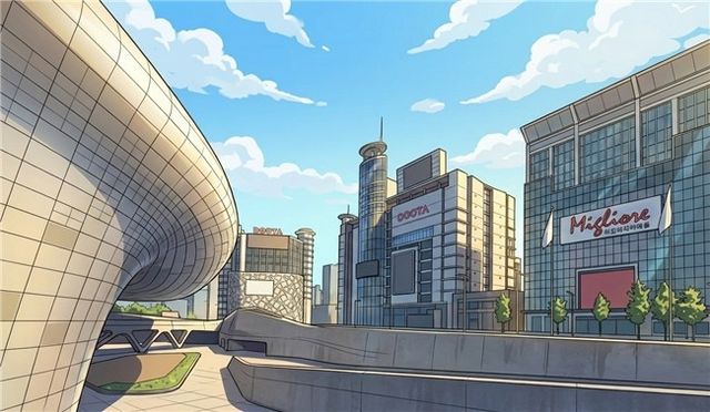 서울 명소 3D 디지털 애셋 예시