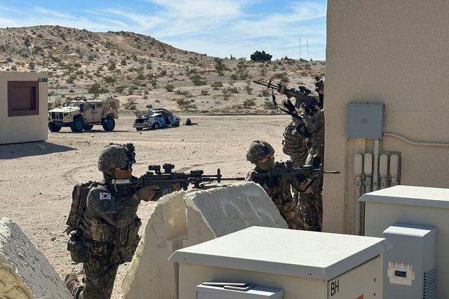 육군, 美 국립훈련센터서 고강도 한미 연합훈련