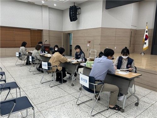 지난해 '찾아가는 건강상담실' 모습