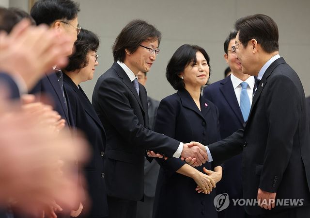 이재명 대통령과 주병기 공정위원장