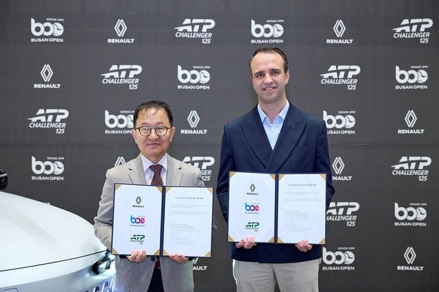 르노 부산오픈테니스대회 2026 타이틀 스폰서 조인식
