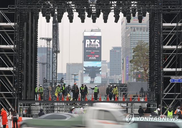 BTS 공연 준비, '바쁘다 바빠'