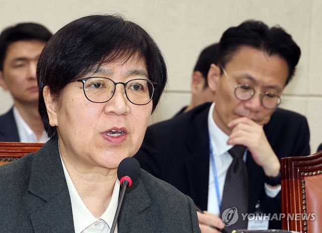 연금개혁특위, 답변하는 정은경 보건복지부 장관