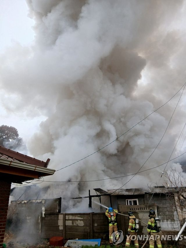 군산 주택에서 불