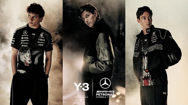 Y-3, '메르세데스-AMG 페트로나스 F1'과 협업 상품