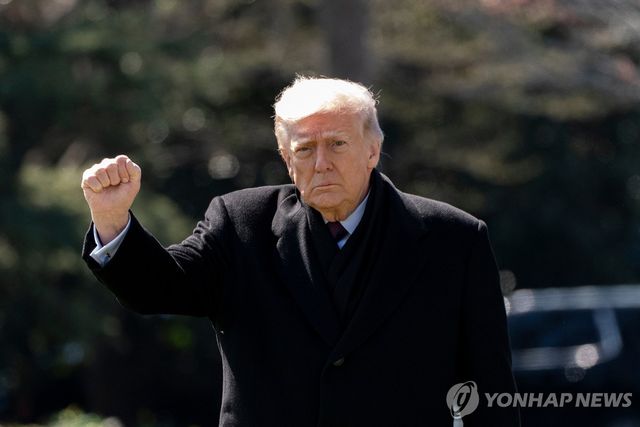 도널드 트럼프 미국 대통령