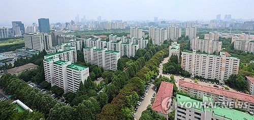 정비사업을 추진중인 목동 6단지 아파트 모습 [연합뉴스 자료사진]