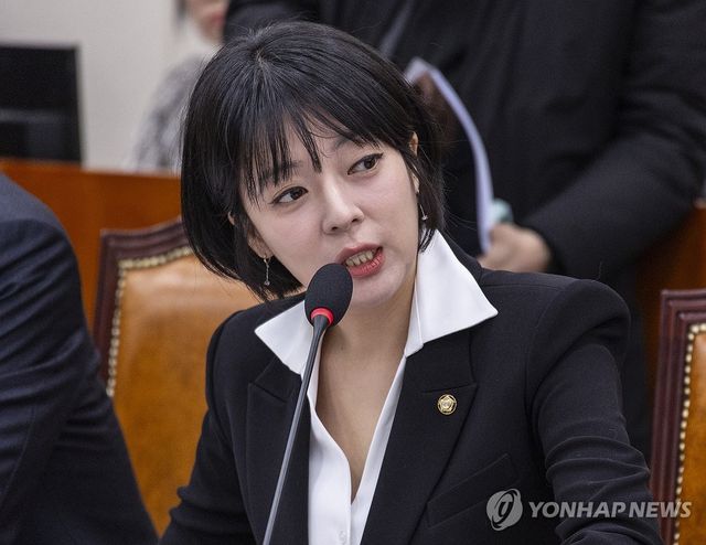중동 사태 관련 재외 국민 대책 관련 질의하는 배현진 의원