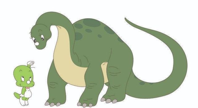 만화 '아기공룡 둘리' 주인공(왼쪽)