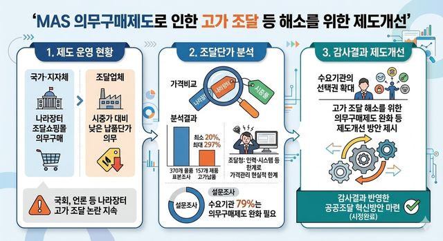 조달청 정기감사 인포그래픽