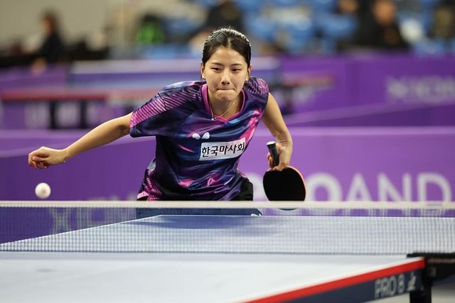 프로탁구리그 시리즈1 여자 단식에 나선 이채연