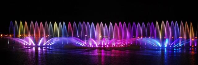 춤추는 바다분수 공연 장면