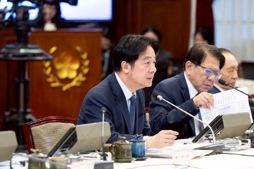 라이칭더 대만 총통(왼쪽)