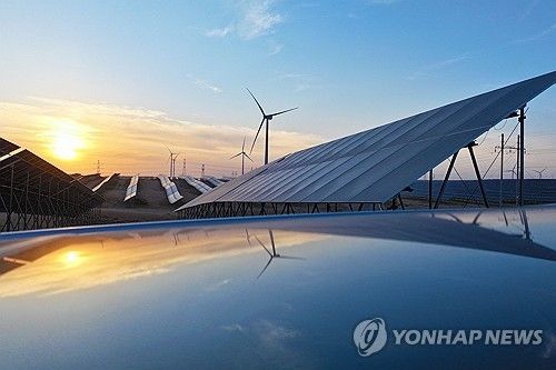 중국의 태양광 패널