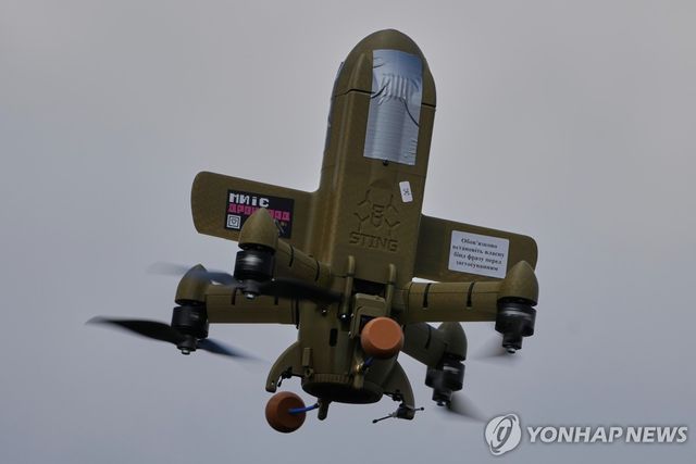 우크라이나군의 요격 드론 '스팅'