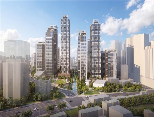 용산구 원효로1가 82-1번지 일대 재개발 조감도