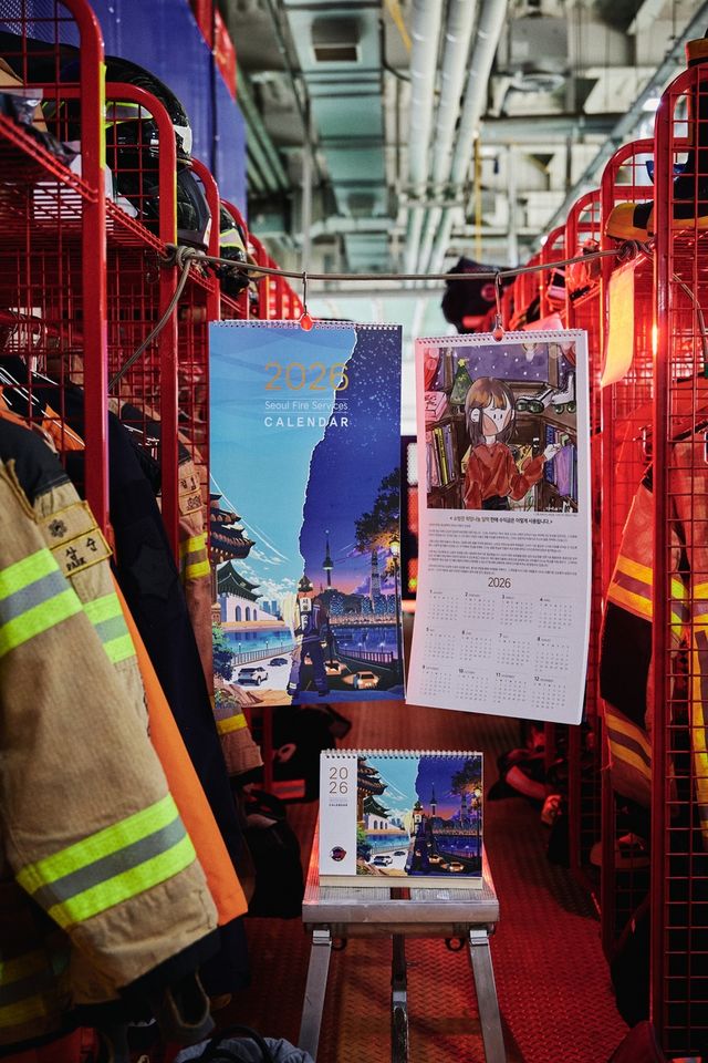 2026년도 '몸짱소방관 희망나눔 달력'