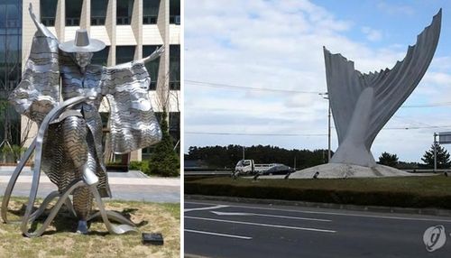 '흥겨운 우리가락'(왼쪽)과 '은빛풍어'