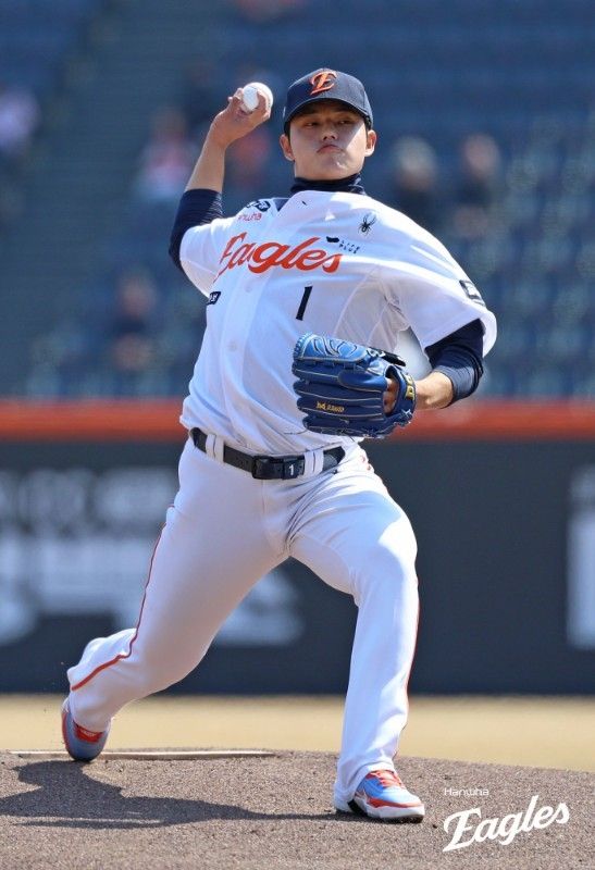 20일 KIA전에 선발 등판한 한화 문동주