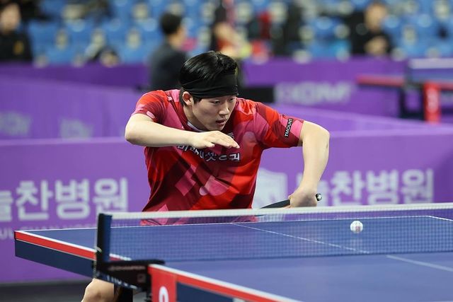 프로탁구리그 시리즈1 여자 단식에 나선 박규현