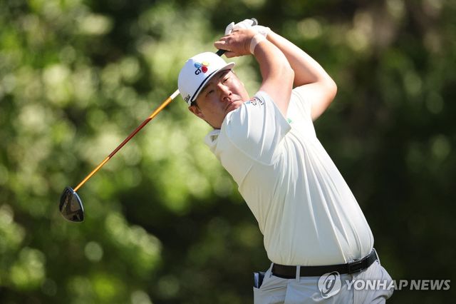 임성재의 2라운드 경기 모습