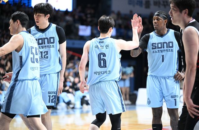 고양 소노 선수들