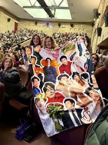 공유 마스터클래스 참석한 이탈리아 팬들