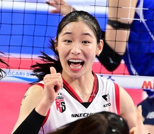 파이팅 외치는 정관장의 인쿠시