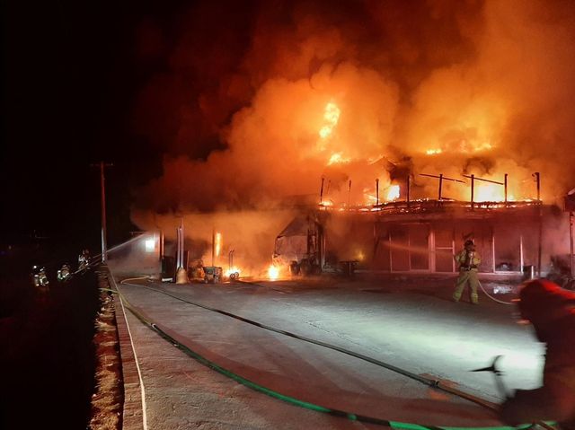 경북 예천 식당 화재