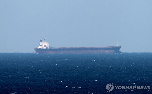 이란 호르무즈해협의 유조선