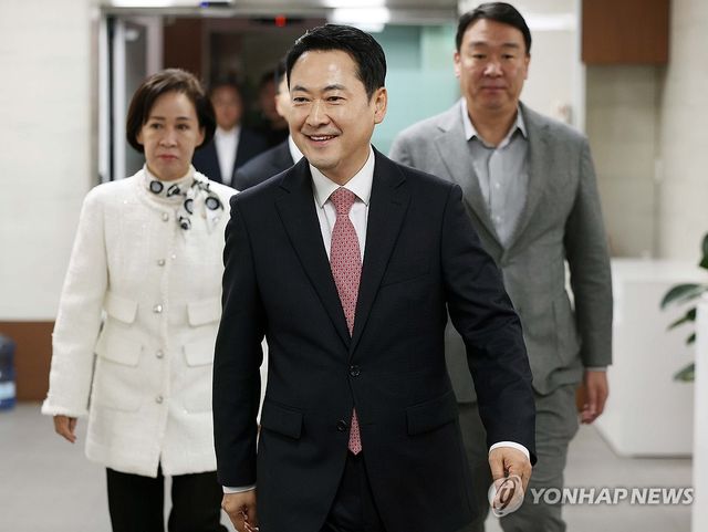 대구시당 도착하는 장동혁 대표