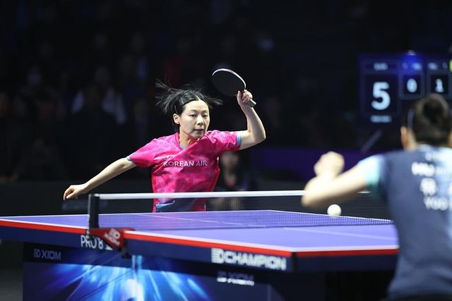 프로탁구리그 시리즈1 여자 단식에 나선 최효주