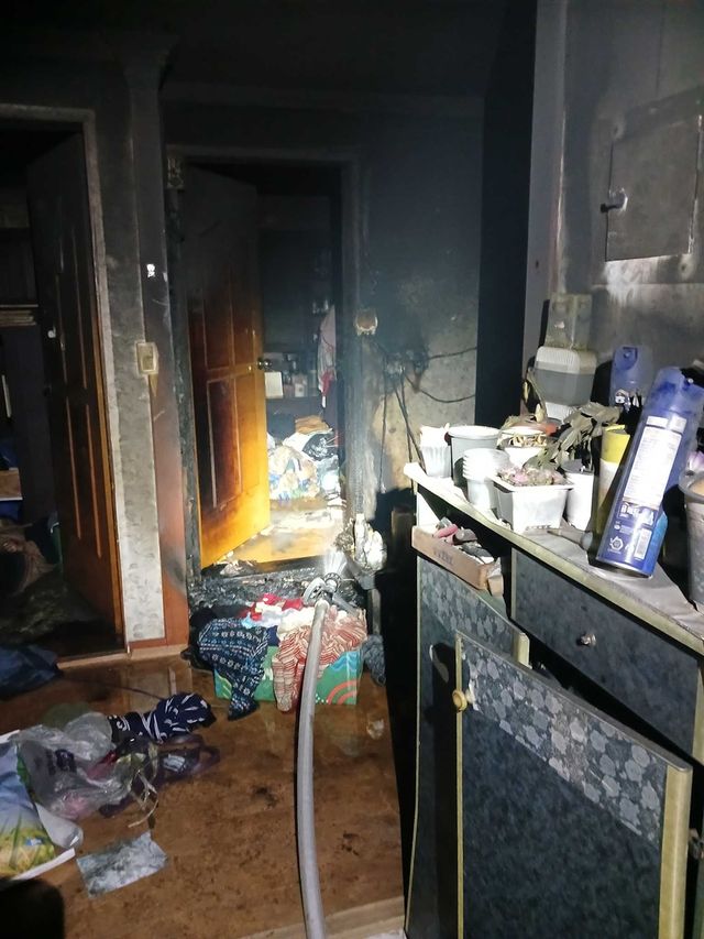 강릉 연립주택서 발생한 화재