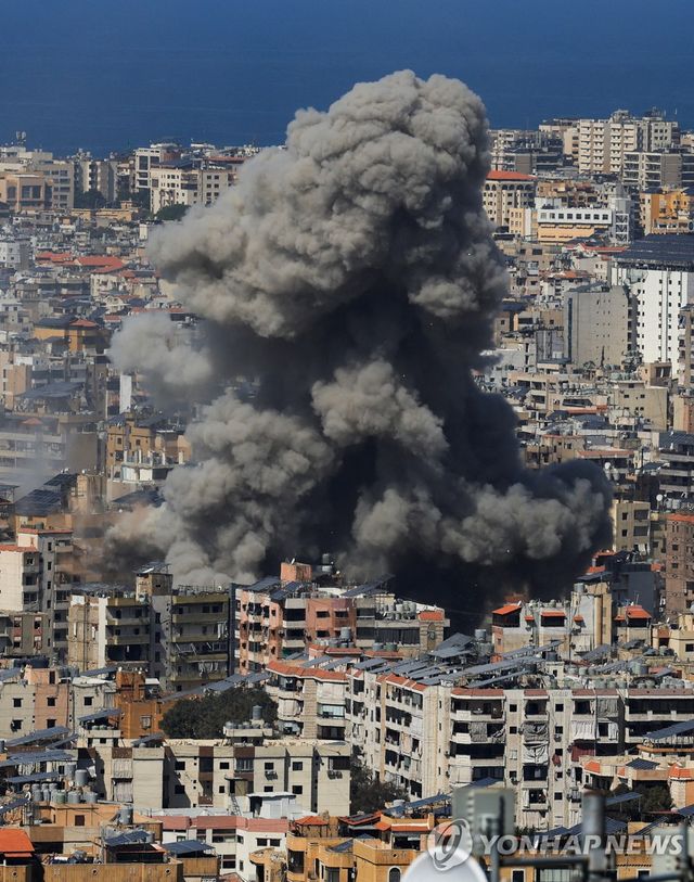 2026년 3월 11일 이스라엘의 레바논 베이루트 남부(헤즈볼라 거점) 폭격