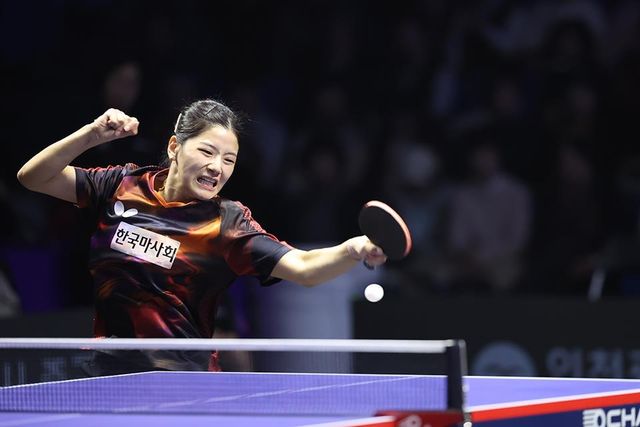 프로탁구리그 시리즈1 여자 단식에 나선 이채연