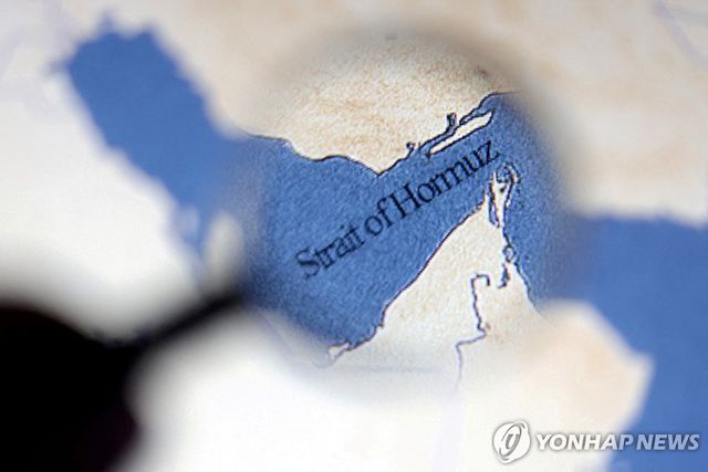 호르무즈 해협 지도