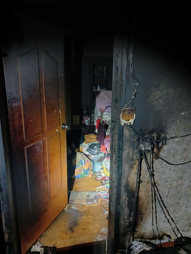 강릉 연립주택서 발생한 화재