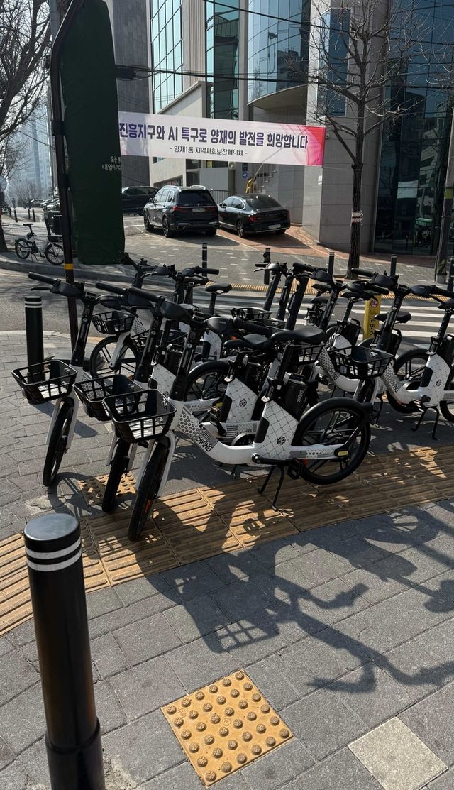 통행방해 전기자전거