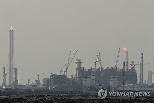 카타르 라스라판의 LNG 생산시설