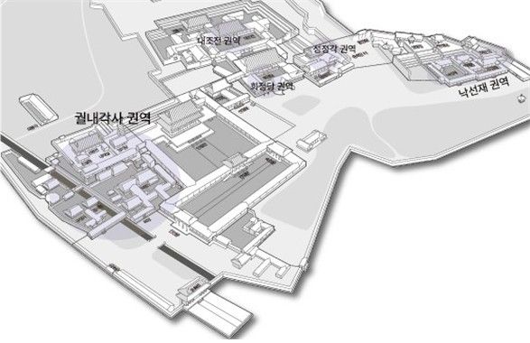 창덕궁 창호 개방 권역
