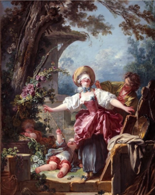 프라고나르 작 '까막잡기 놀이'