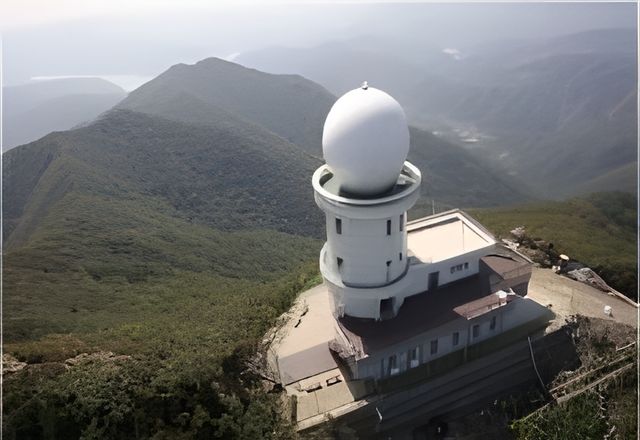 전남 화순군 모후산 강우레이더. [기후부 제공. 재판매 및 DB 금지]