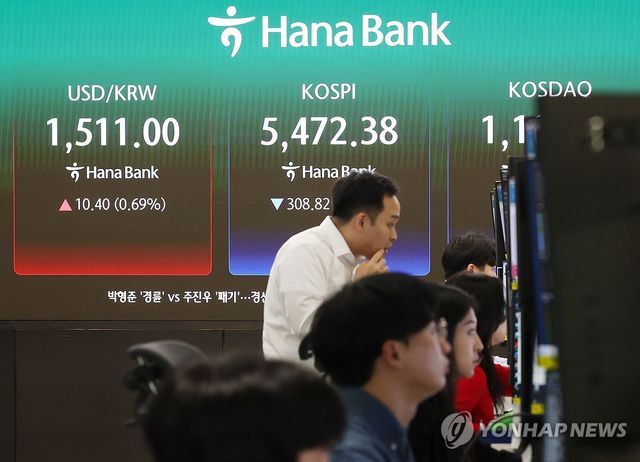 원/달러 환율 1,510원 넘어…17년여만에 최고